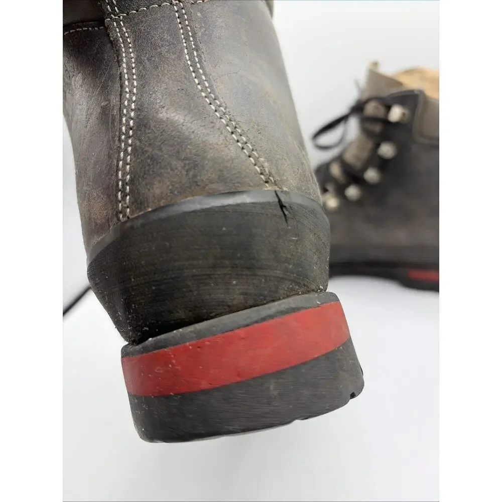 Raichle Men's Size 10.5 M Swiss Leather Hiking Mountaineering Boots VTG Good
